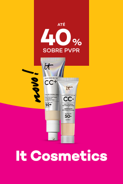 Marca It Cosmetics com destaque promocional de at&eacute; 40% sobre pre&ccedil;o de Venda ao P&uacute;blico Recomendado
